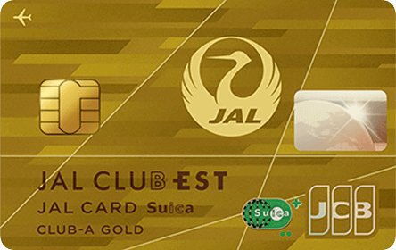 JALカードSuica CLUB-Aゴールド カード券面