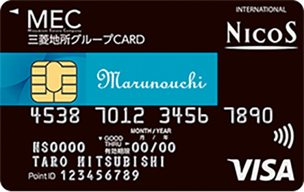三菱地所グループCARD（一般） カード券面