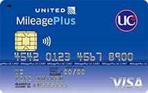 MileagePlus UC 一般 Visa／Mastercardのカード券面